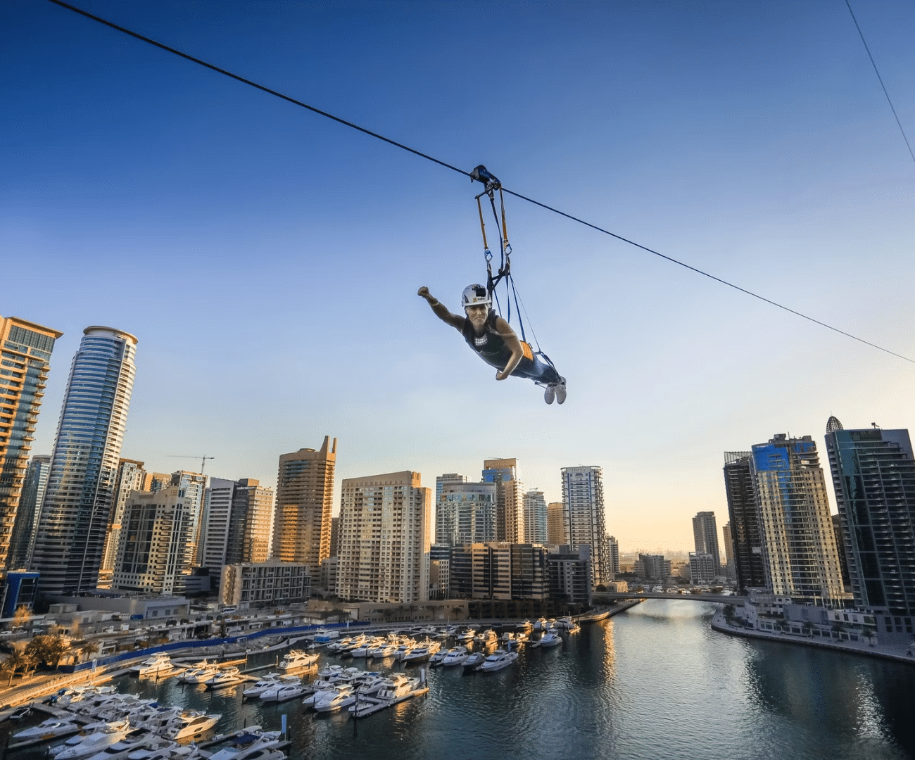 Xline Zipline on a Dubai trip