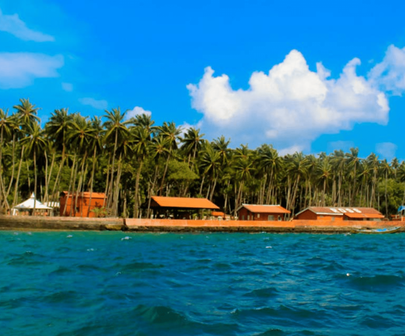 Ross Island in our Andaman package