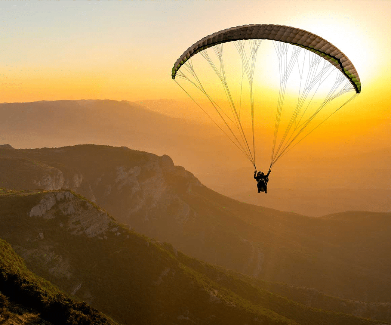 Paragliding included in kerala tour package