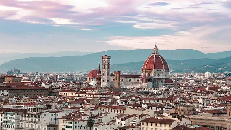 Florence skyline with iconic dome