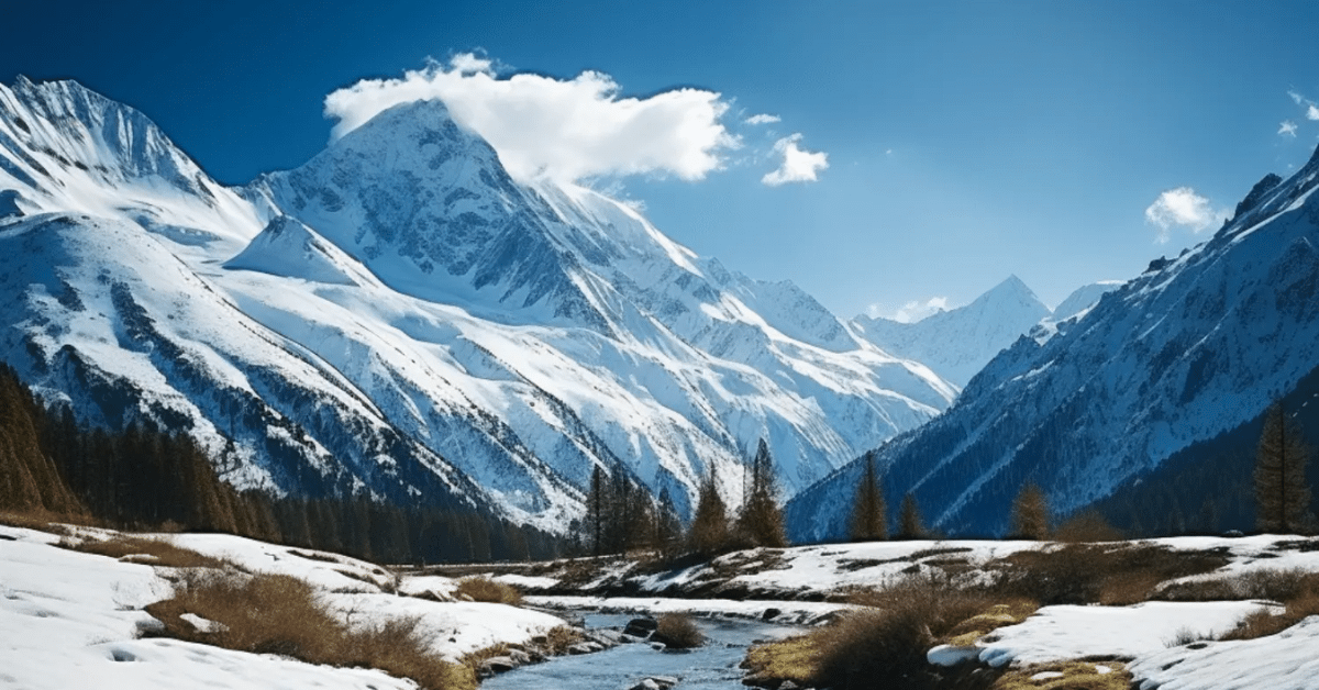 Panoramic Views of Kashmir in December